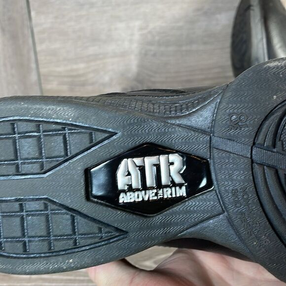 Above the Rim ATR Mens Sz 8.5 Black Gray Mid Top Lace Up Basketball Sneakers - Picture 11 of 11